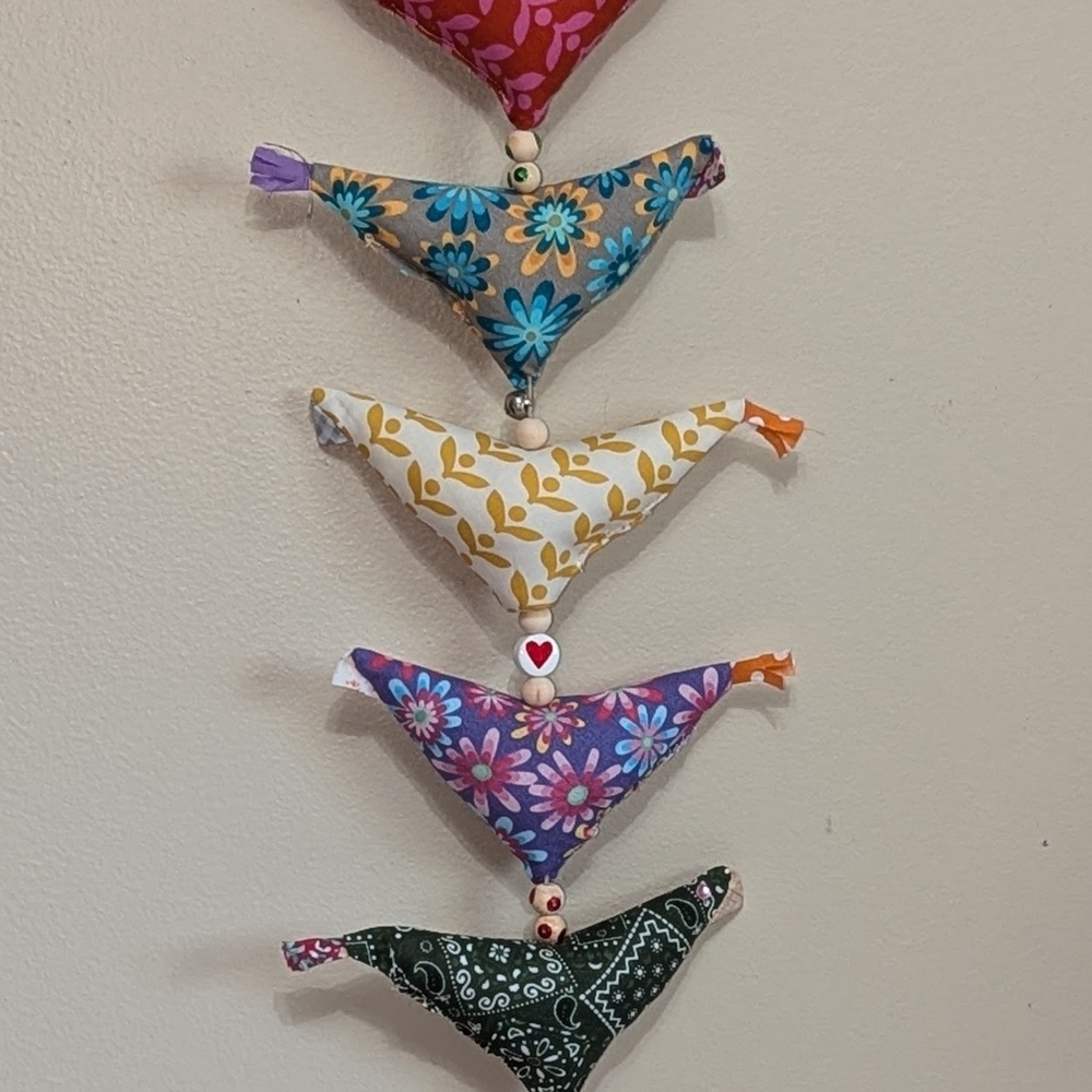 Colorful Hanging Bird Decor - Picture 2 of 3